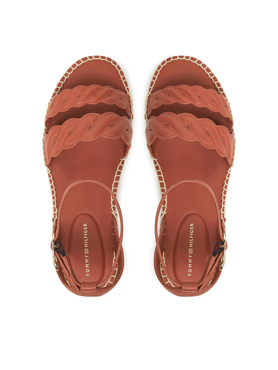 Tommy Hilfiger Tommy Hilfiger Espadrile FW0FW08496 Rjava