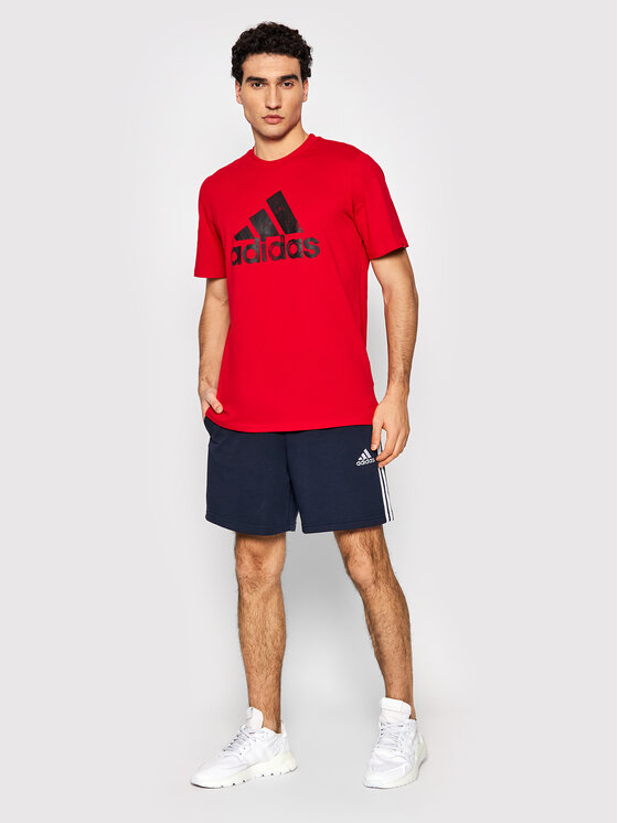 adidas Szorty sportowe Essentials French Terry 3-Stripes GK9598 