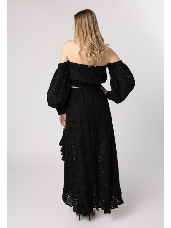 LAURELLA LAURELLA Blúzka Laurella 2UL017249 Čierna Regular Fit