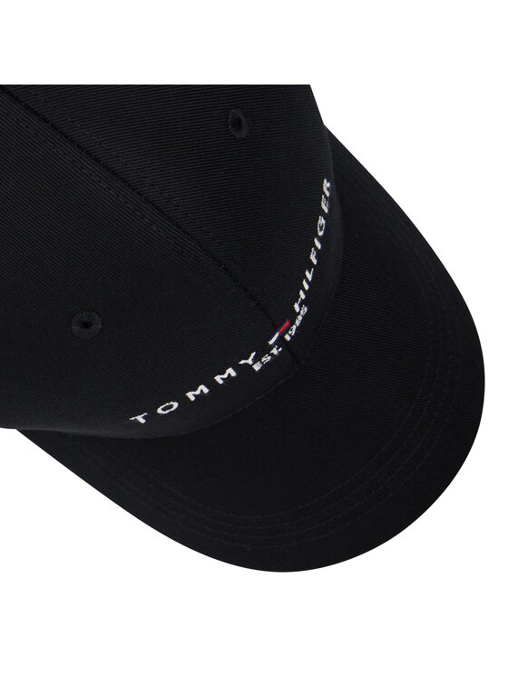 Tommy Hilfiger Tommy Hilfiger Kepurė su snapeliu Th Established Cap AM0AM07352 Juoda