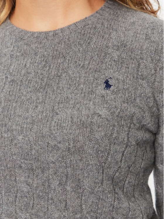 Polo Ralph Lauren Polo Ralph Lauren Džemper 211910421013 Siva Regular Fit