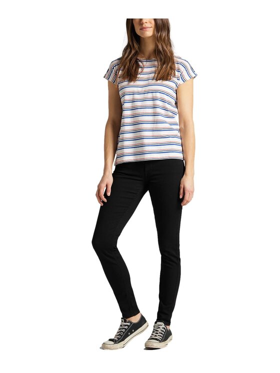 Lee Lee Jeansy 112111903 Czarny Skinny Fit