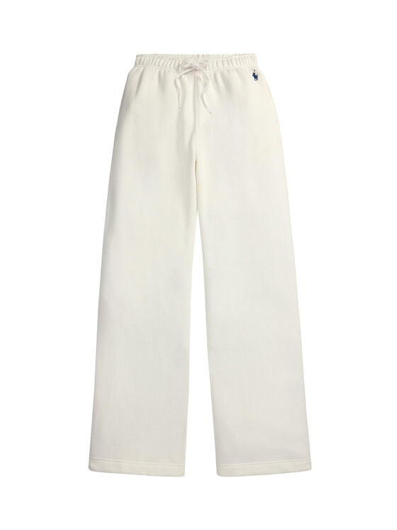 Polo Ralph Lauren Polo Ralph Lauren Spodnji del trenirke 211977959003 Bela Wide Leg