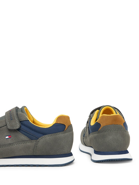 Tommy Hilfiger Tommy Hilfiger Αθλητικά Low Cut Velcro Sneaker T1X9-35253-1960 S Πράσινο