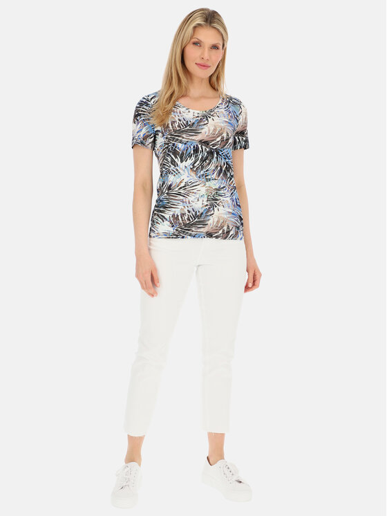 Potis & Verso Potis & Verso T-Shirt Roel Kolorowy Regular Fit