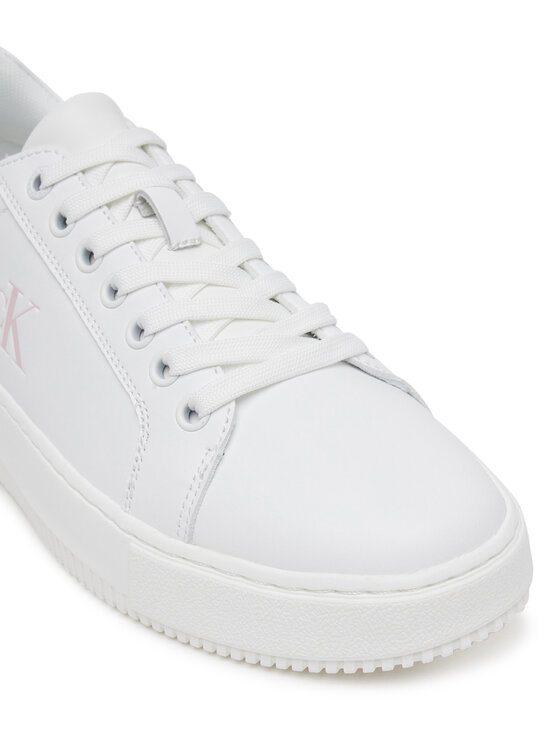Calvin Klein Jeans Calvin Klein Jeans Сникърси Chunky Cupsole Ru Patch Lth Wn YW0YW01846 Бял