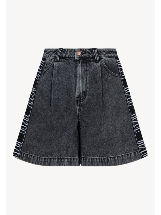 BIZUU BIZUU Szorty jeansowe MIREYA Czarny Standard Fit