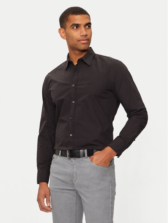 Boss Cămașă 50518304 Negru Regular Fit