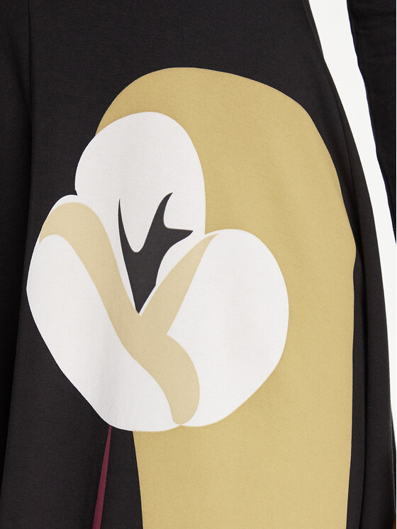 Desigual Desigual Vsakodnevna obleka Lirio 25WWVK29 Črna Regular Fit