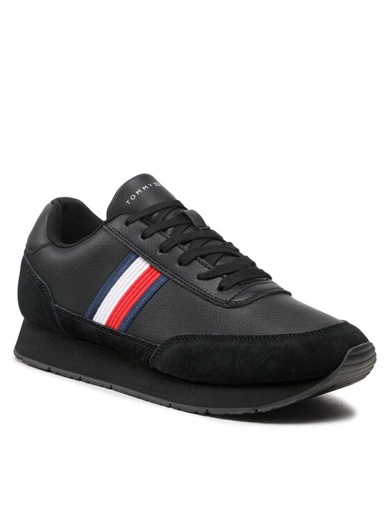 Tommy Hilfiger Tommy Hilfiger Sneakers Core Eva Runner Corporate Lea FM0FM04397 Nero