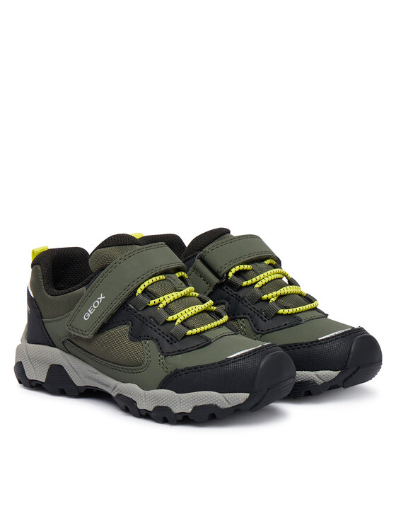 Geox Geox Sneakersy J Magnetar Boy B Abx J463ZB 050FU C0914 S Tmavě zelená
