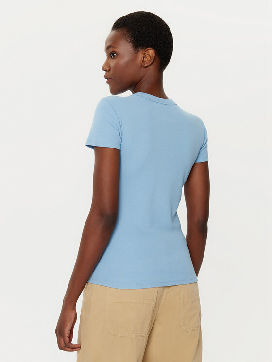 HUGO HUGO Tricou Easy 50523924 Albastru Slim Fit