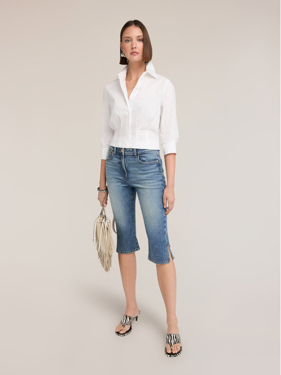 Motivi Motivi Koszula 5015Q000913N011 Biały Regular Fit