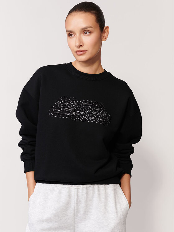 La Mania La Mania Mikina GRIS Čierna Basic Fit
