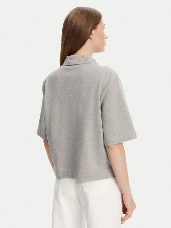 Marella Marella Polo Gonzaga 2513951014 Szary Relaxed Fit