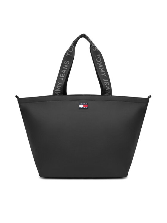 Tommy Jeans Tommy Jeans Pārnēsajamā soma Ess Daily Tote AW0AW17891 Melns