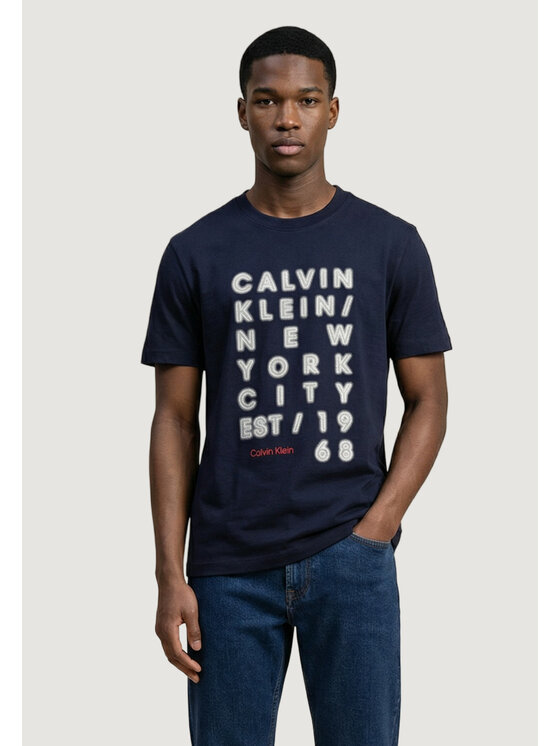 Calvin Klein Jeans Calvin Klein Jeans T-shirt LV04RF814G Blu Casual Fit