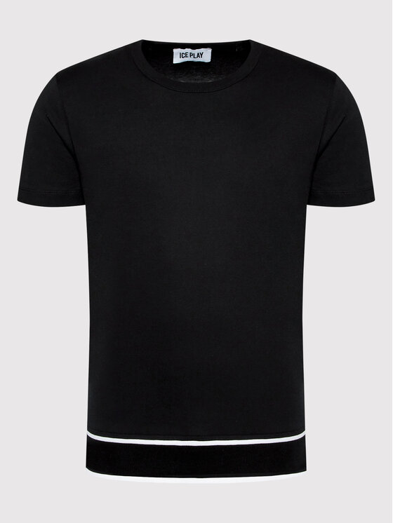 Ice Play Ice Play T-shirt 22I U1M0 F018 P400 9000 Nero Regular Fit