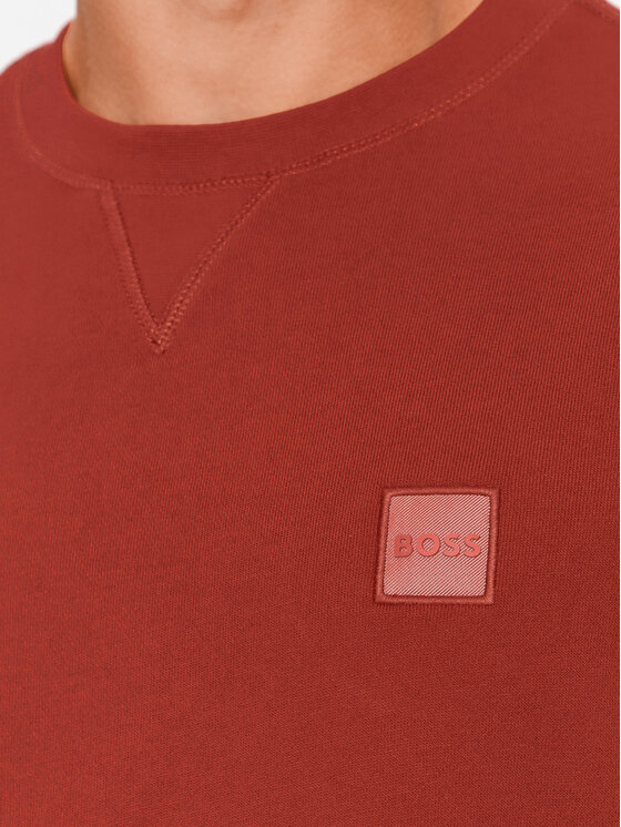Boss Sweatshirt Westart 50468443 Rot Relaxed Fit | Modivo.de