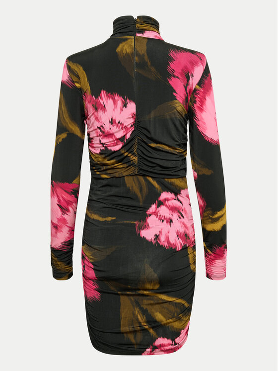 Gestuz Gestuz Koktejlové šaty 10908299 Růžová Slim Fit