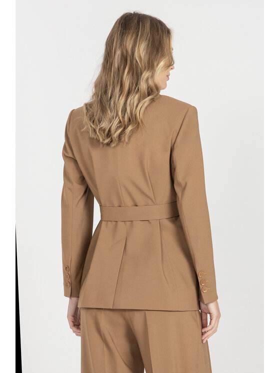 Deni Cler Milano Deni Cler Milano Marynarka W-DC-6061-E5-D4-18-1 Brązowy Regular Fit