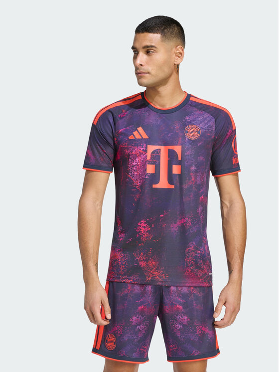 adidas adidas Koszulka techniczna 172071 Kolorowy Slim Fit