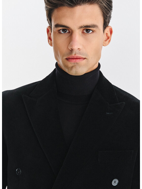Pako Lorente Pako Lorente Marynarka P25WF-3X-023 Czarny Slim Fit
