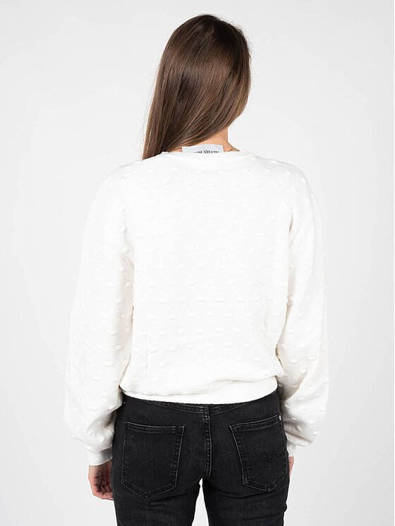 Silvian Heach Silvian Heach Πουλόβερ PGA22142MA Εκρού Oversize