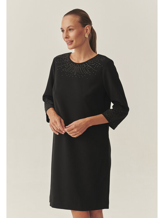 TATUUM TATUUM Sukienka codzienna KIRIA Czarny Fitted Fit