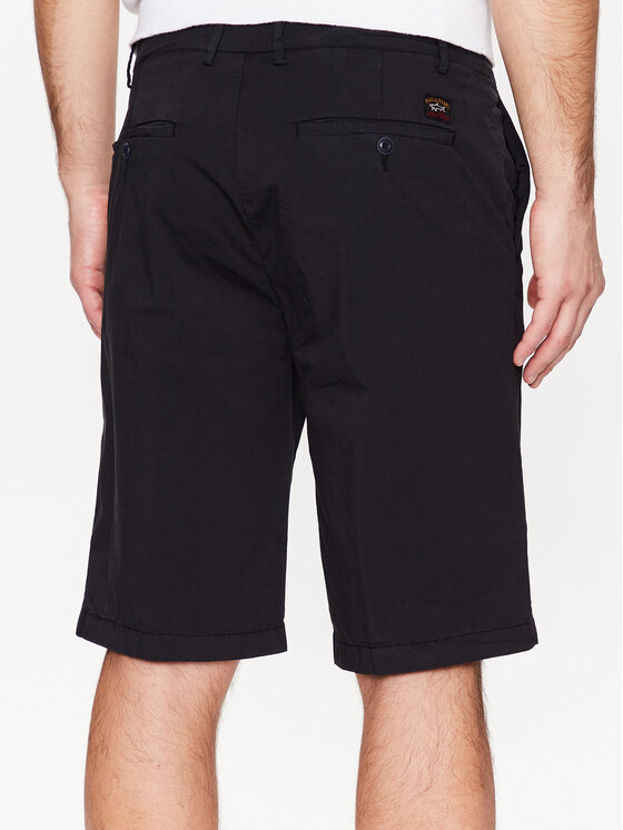 Pantaloncini di tessuto 23414027 Nero Regular Fit