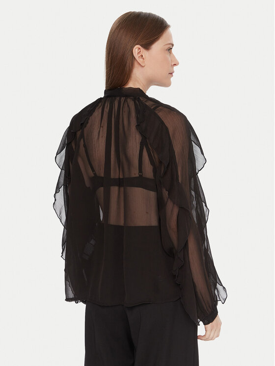 ONLY ONLY Πουκάμισο Taryn 15360696 Μαύρο Regular Fit