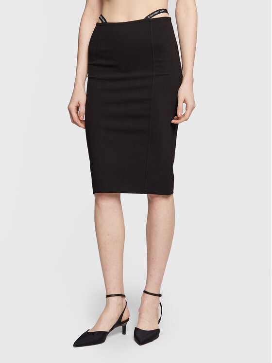 Calvin Klein Jeans Calvin Klein Jeans Спідниця-олівець J20J220465 Чорний Slim Fit
