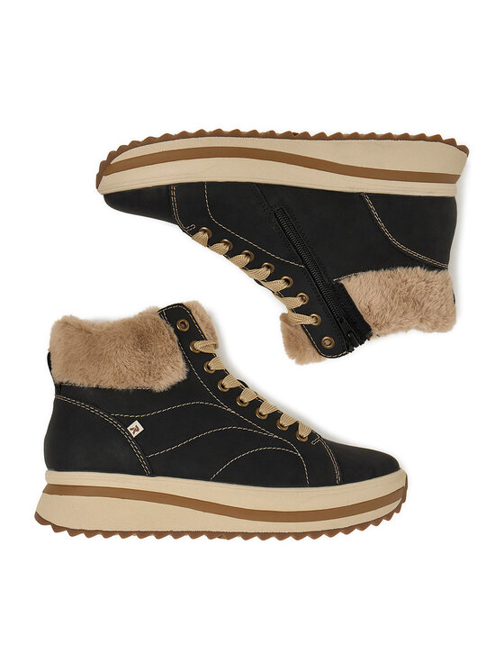 Rieker Rieker Schnürschuhe CEO-W3873-00 Schwarz