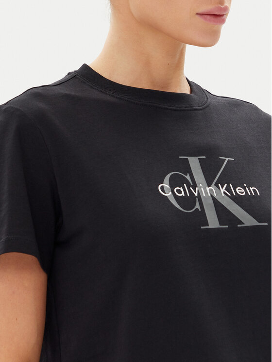 Calvin Klein Jeans Calvin Klein Jeans Tričko Hero LV047B865G Čierna Regular Fit