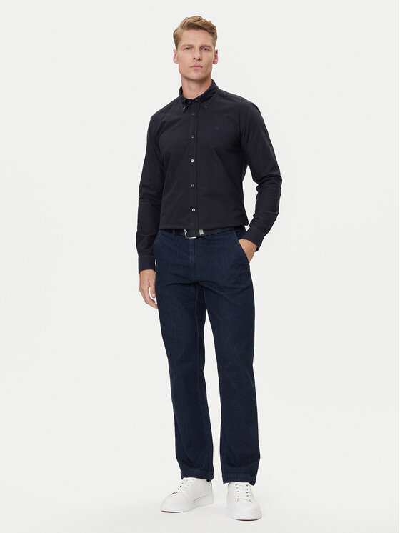 BOSS BOSS Koszula H-Roan 50544917 Granatowy Slim Fit