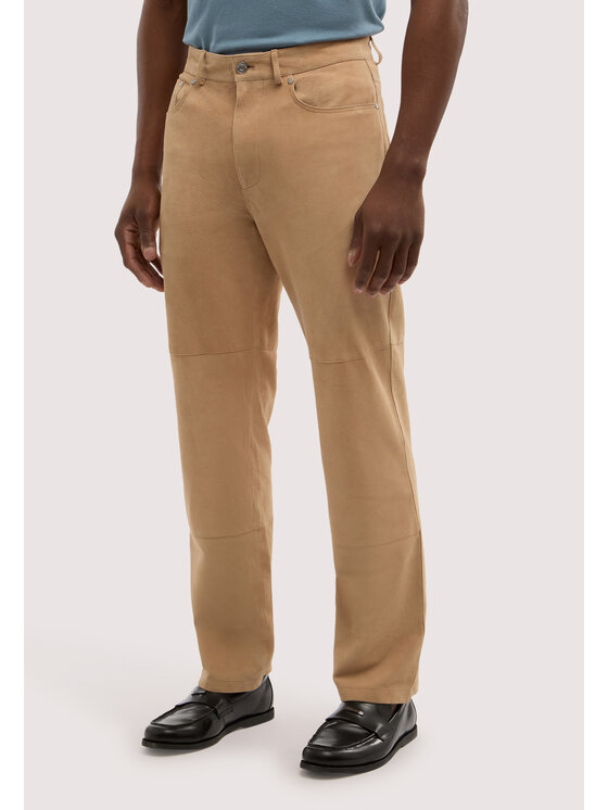 Trussardi Trussardi Pantaloni di tessuto P301M000102N012 Crema Regular Fit