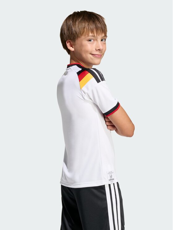 adidas adidas Koszulka techniczna Germany 26 Home Kids Jersey Biały Regular Fit
