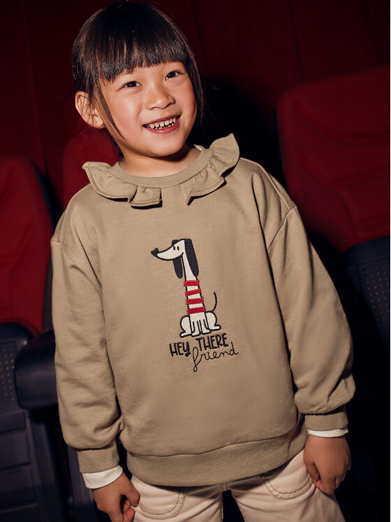 Mayoral Mayoral Суитшърт 4430 Кафяв Regular Fit