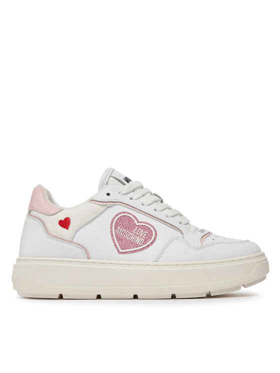 LOVE MOSCHINO Sneakers JA15204G1IJC110C Alb