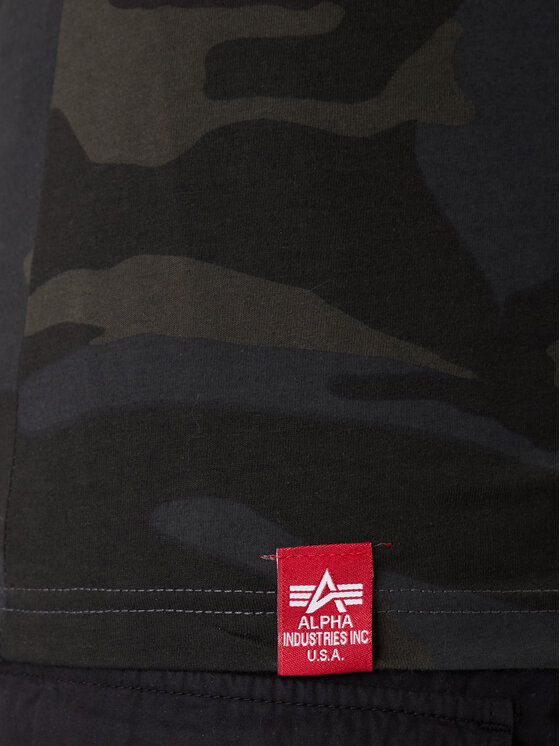 Alpha Industries Alpha Industries Tank top Basci Camo 126566C Šedá Regular Fit