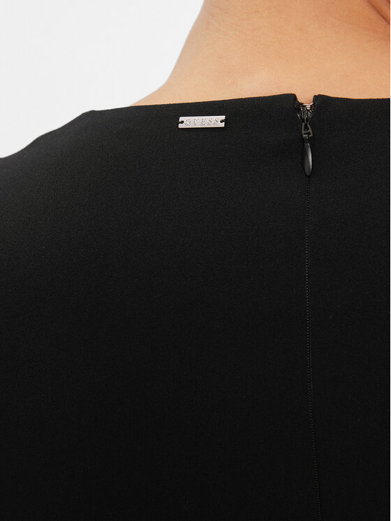 Guess Guess Vsakodnevna obleka Evelina W4RK53 KC2A2 Črna Slim Fit