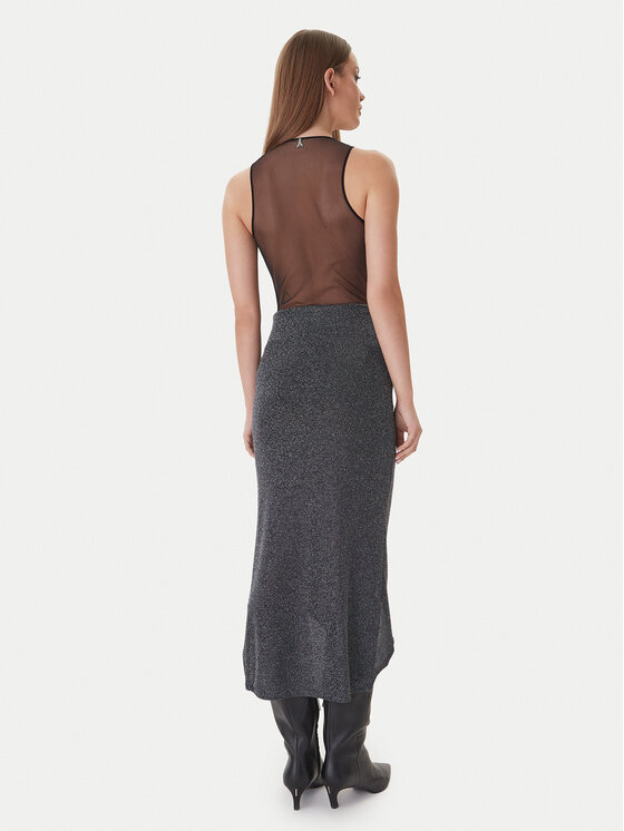 Patrizia Pepe Patrizia Pepe Kokteilinė suknelė 2A2990/J340-K478 Juoda Regular Fit