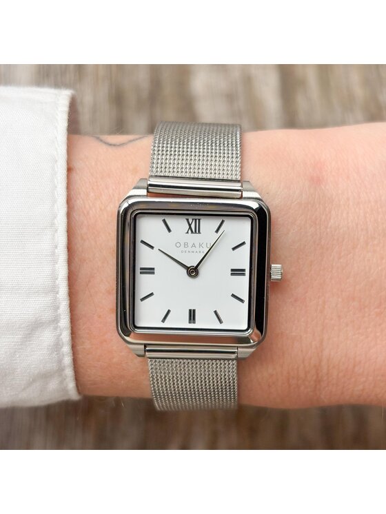 Obaku Obaku Hodinky V309LXCWMC Stříbrná