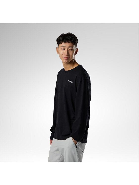 Rossignol Rossignol Longsleeve M Long Sleeve Tee Czarny Regular Fit
