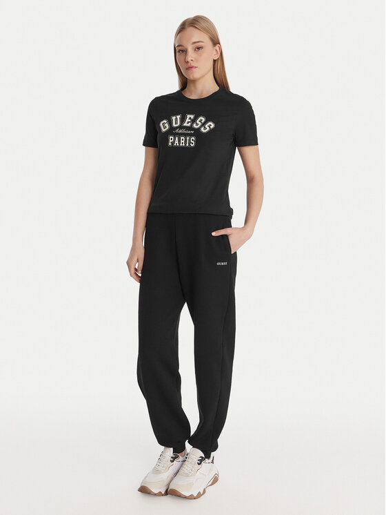 Guess Guess T-Shirt V6RI15 J1314 Černá Regular Fit