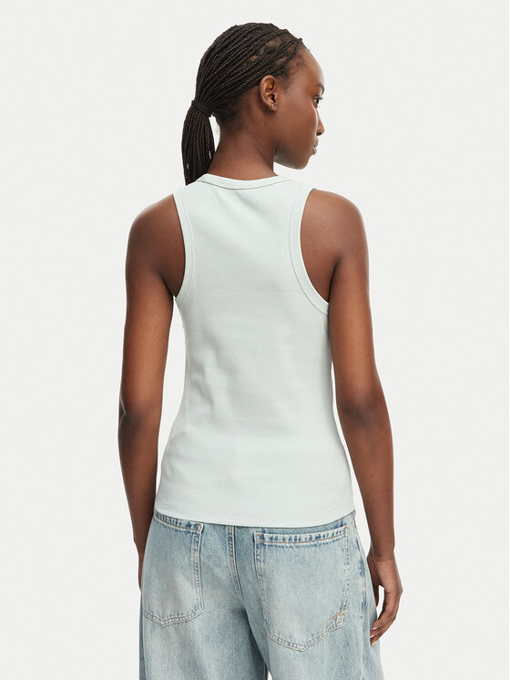 Calvin Klein Jeans Calvin Klein Jeans Top LV047F239G Světle zelená Slim Fit
