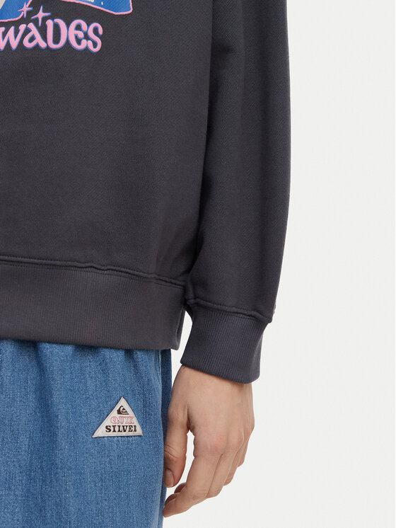 Quiksilver Quiksilver Felpa EQWFT03188 Grigio Oversize