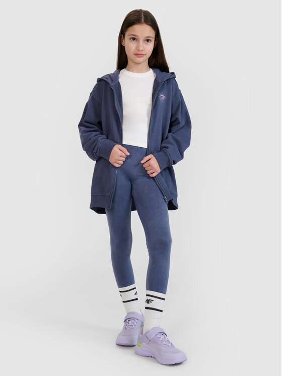 4F 4F Bluza 4FJWSS25TSWSF1482-22S Czarny Oversize