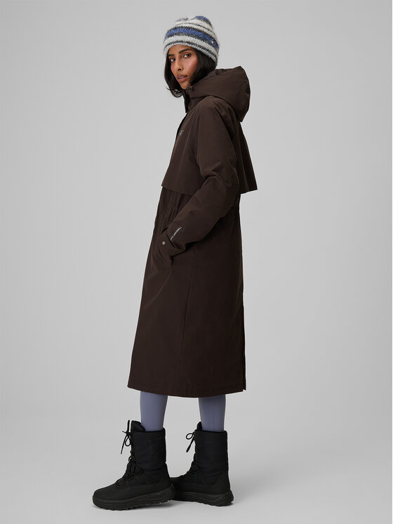 4F 4F Kurtka zimowa URBAN COMMUTER Brązowy ciemny Regular Fit