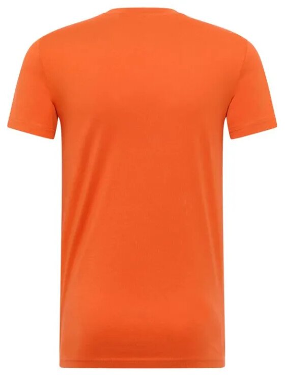 Mustang Mustang T-Shirt Style Austin Pomarańczowy Regular Fit